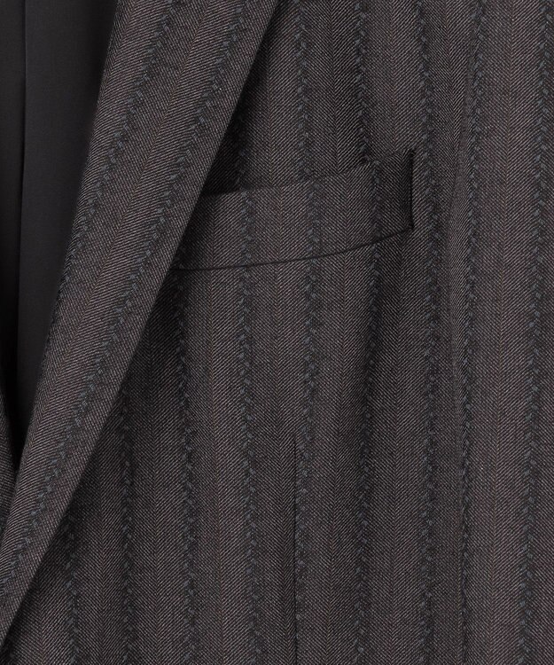 JOSEPH HOMME ピンヘッドストライプジャガード　ジャケット グレー系1