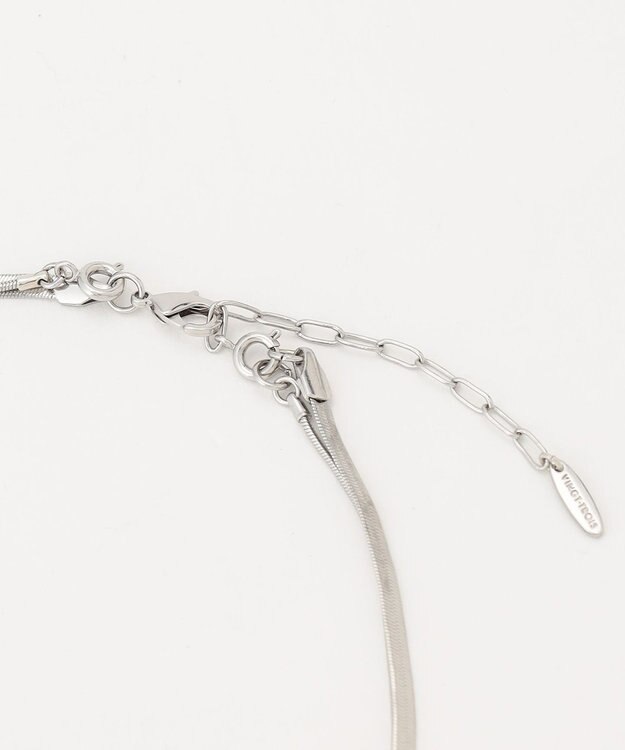 23区 ダブルチェーンネックレス シルバー系