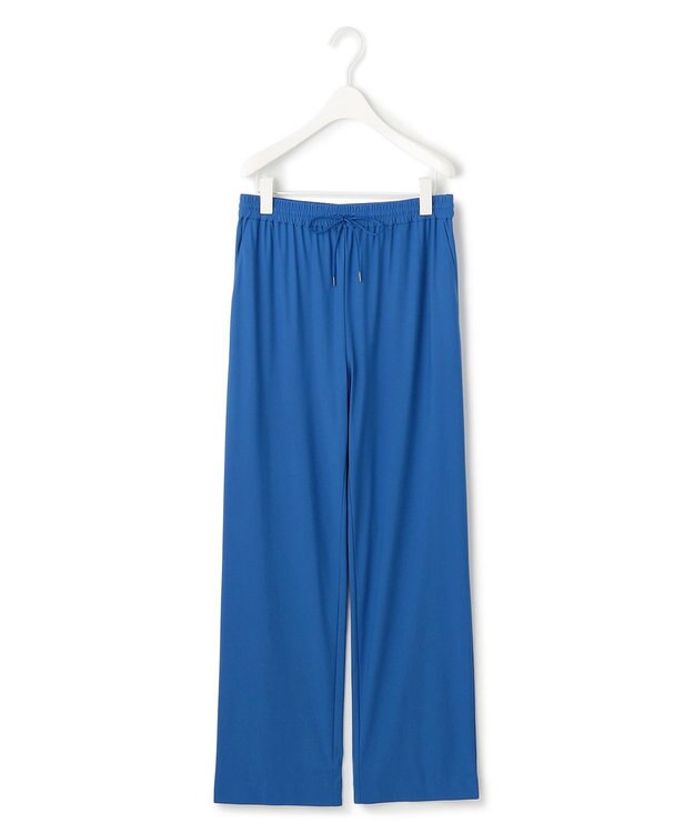 ICB L 【WEB限定カラーあり・UVカット・接触冷感・速乾】マットスキューバ セミワイドパンツ ラピスラズリ系