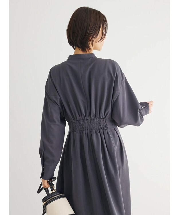 Green Parks ・ＥＬＥＮＣＡＲＥ　ＤＵＥ　ウエストタックワンピース Charcoal Gray