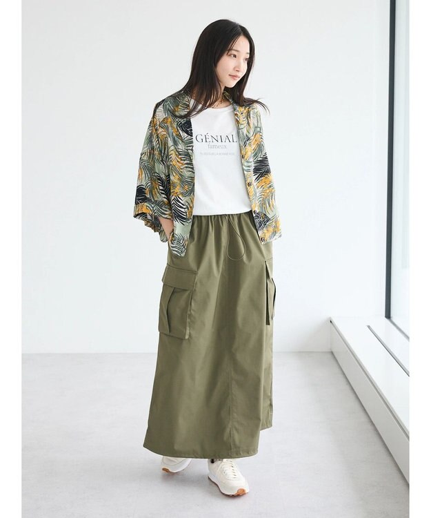 CRAFT STANDARD BOUTIQUE カーゴバルーンナロースカート Khaki