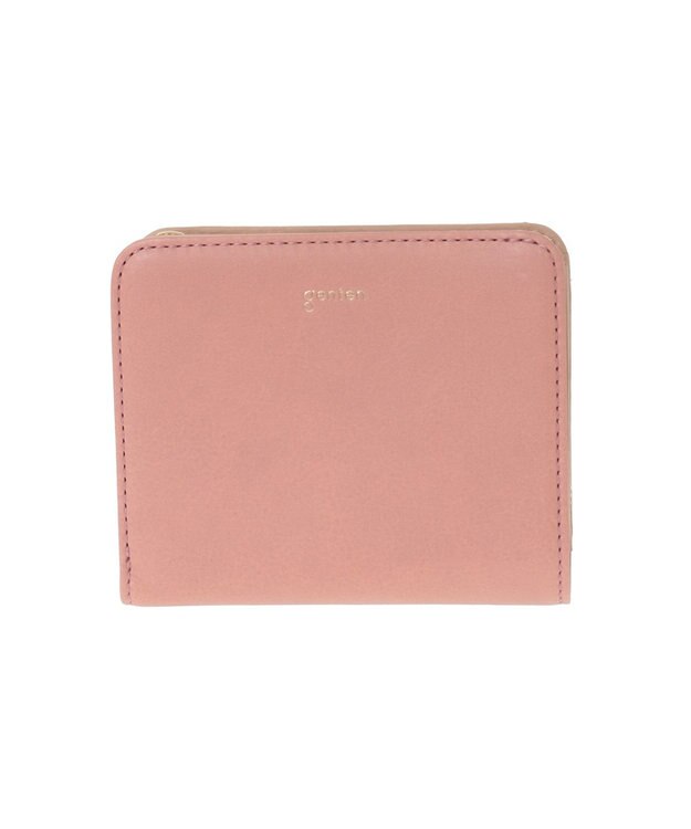 genten 【福財布】アルモニア 2つ折り財布 モーブピンク