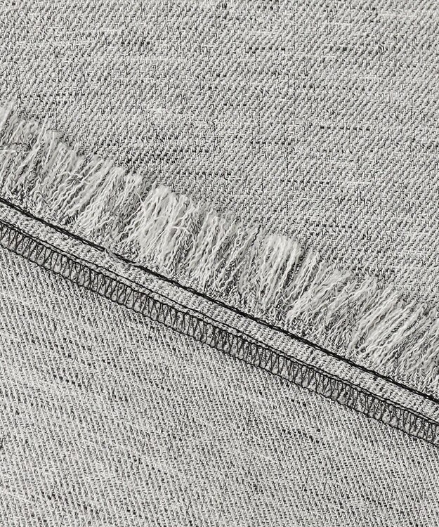 uncrave リネンライクツイル ジレブラウス グレー