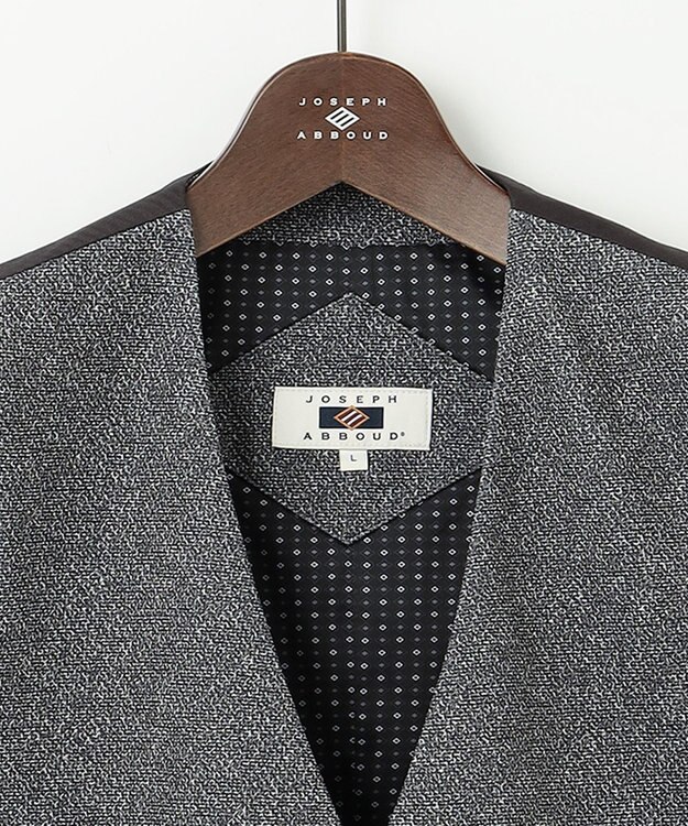 JOSEPH ABBOUD 【ストレッチ/弱撥水】ムリネ ジャージ ベスト ライトグレー系