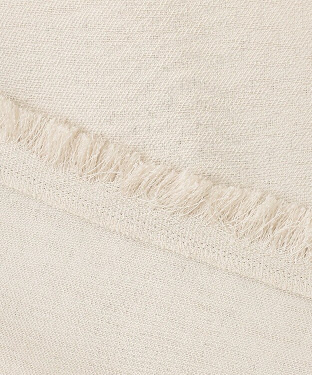 uncrave リネンライクツイル ジレブラウス エクリュ