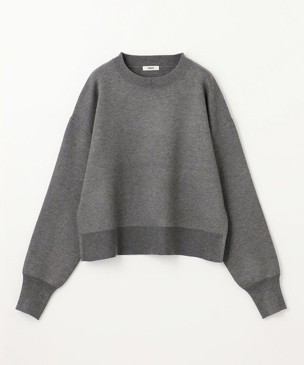 NAVE 【ReNAVE・洗える】スムースニット プルオーバー グレー系