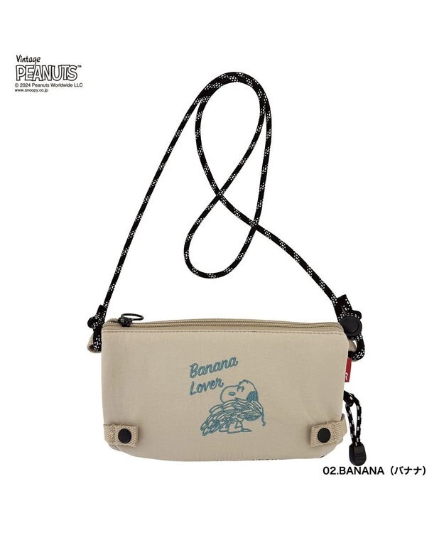 ROOTOTE 8608【スヌーピー:簡易保冷】IP.サーモキーパー.サコッシュ.ピーナッツ-9B 02：バナナ