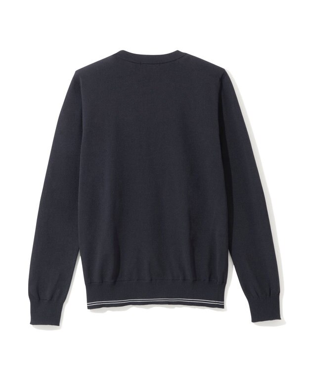 ZERO HALLIBURTON 【雑誌掲載】ソロテックス クルーネックニット 82845 W4S9c レディースゴルフ ネイビー杢