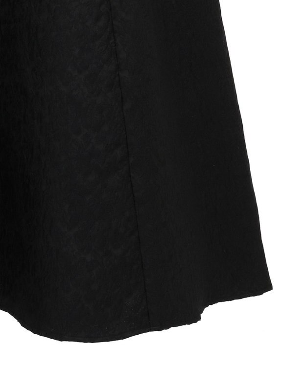 Maison de FLEUR 慈愛に満ちたジャカードワンピース Black