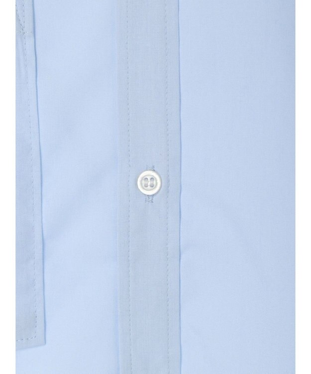 Green Parks イージーケア　ゆったりシャツ Sax