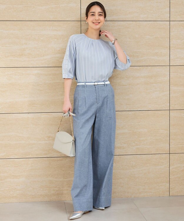 自由区 【SHIHOさん着用】フラップカーブミニクラッチ バッグ ライトグレー