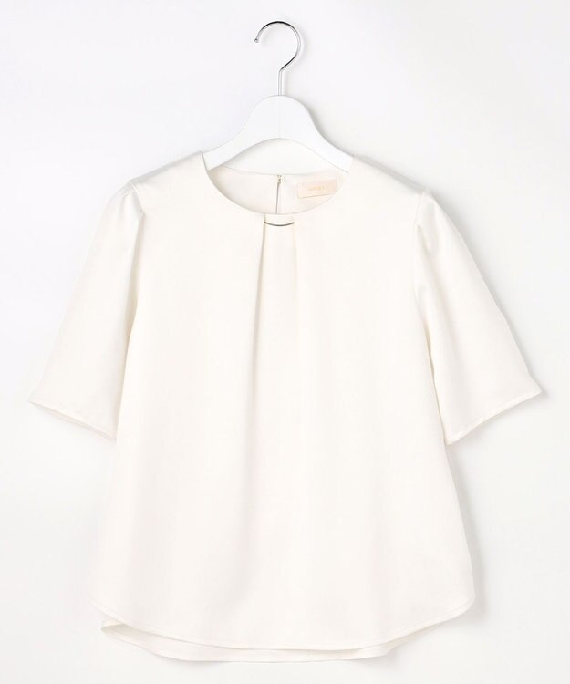 ANY SIS 【2WAY】サテン ブラウス オフ