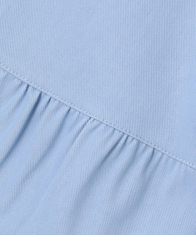 組曲 KIDS 【110-140㎝】ティアードデニムパンツ サックスブルー