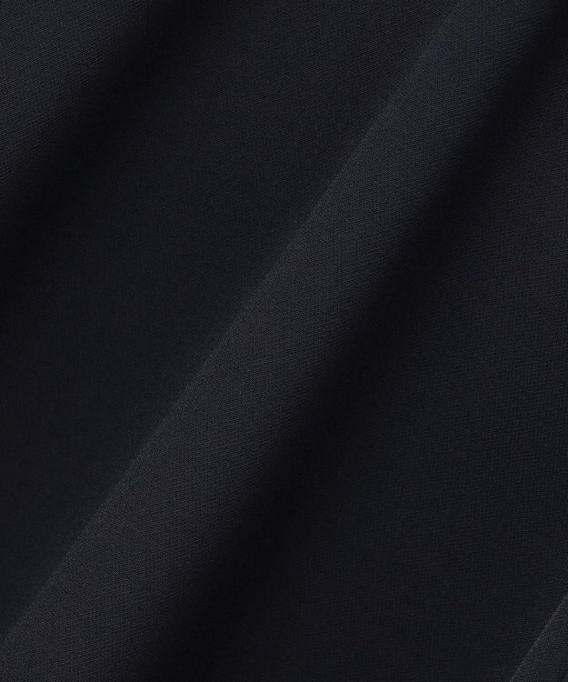 組曲 L 【KUMIKYOKU NAVY】コンフォータブルドレープ フレアワンピース ネイビー系