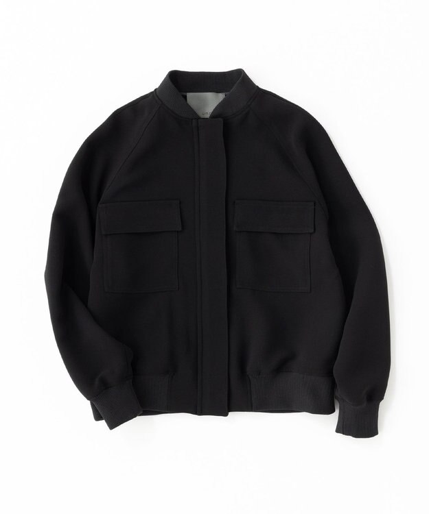 uncrave ウォッシャブルダブルクロス ブルゾン ブラック