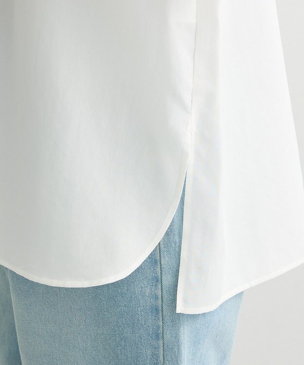 Green Parks フリルカラーシャツ Off White