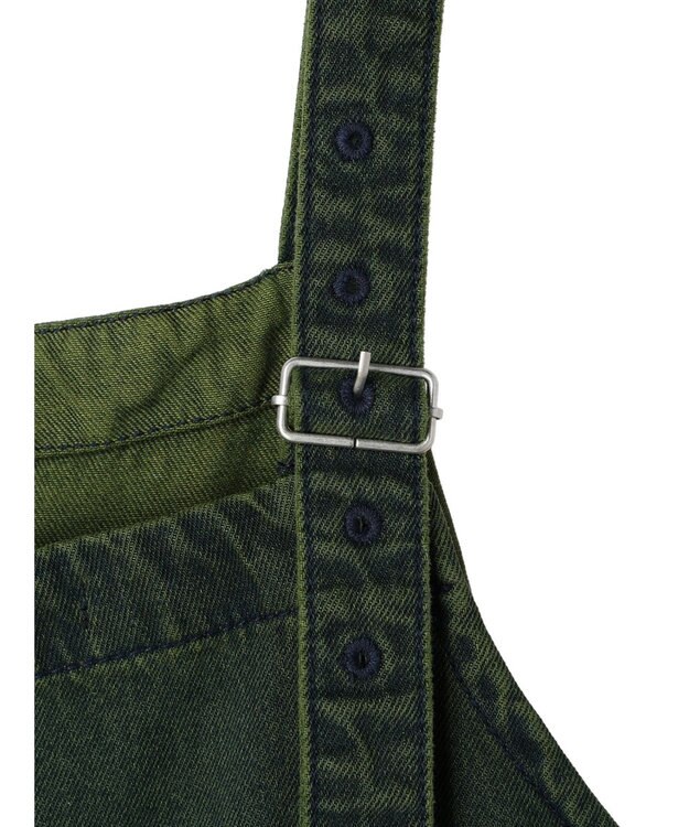 Green Parks ・ＳＵＧＡＲ　ＳＰＯＯＮ　カラーデニムジャンスカ Green