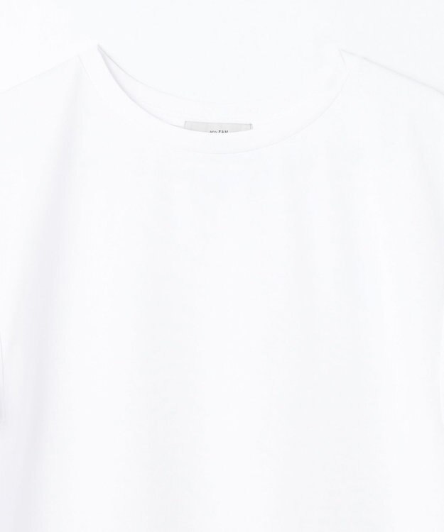 ANY 【2SET/洗濯機可】フリルスリーブTシャツ×シャーリングキャミワンピースセット ブラックベース