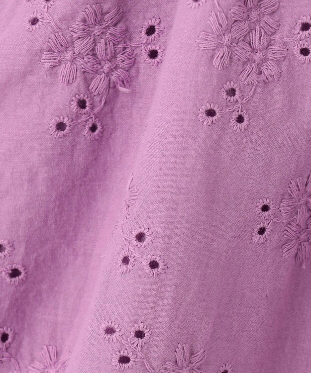 ANY KIDS エンブロイダリー レース ワンピース ラベンダー