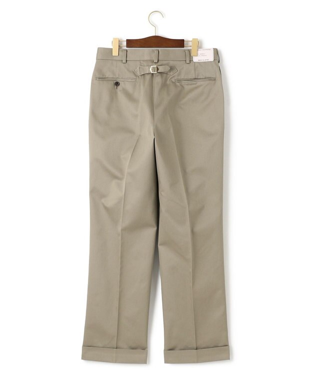 J.PRESS MEN 【J.PRESS ORIGINALS】WEST POINT PIPED STEM TROUSERS / JAPAN MADE カーキ系