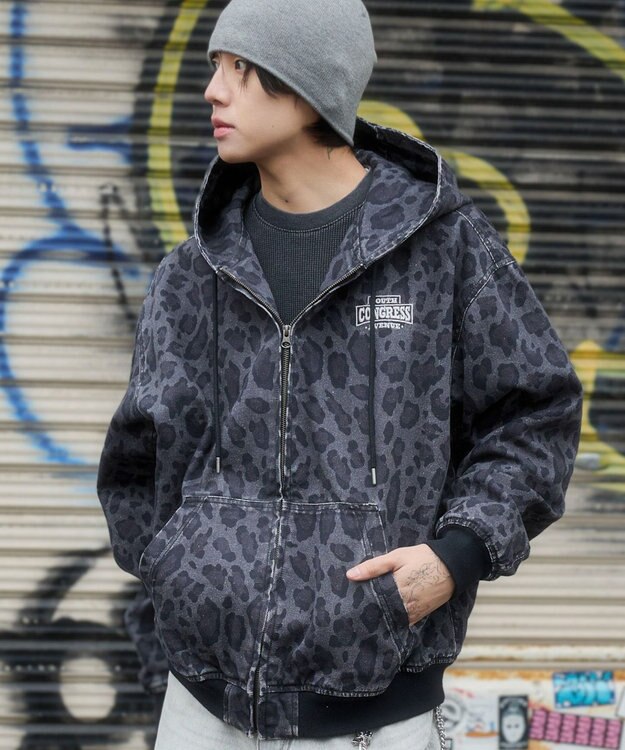 WEGO ワーカーズフードブルゾン 柄2