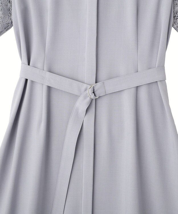 YECCA VECCA レース切替ワンピース Light Blue