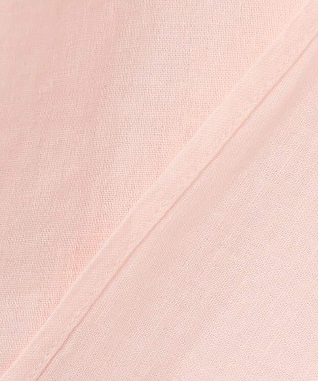 ANY 【手洗い可能】ヨーロピアンリネンスキッパーネックブラウス ピンク