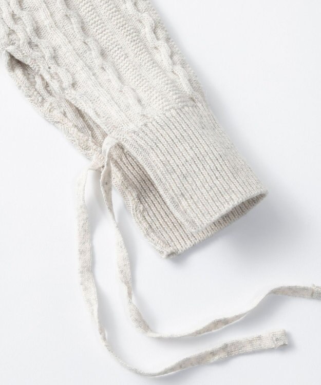 TRICOTE ケーブルニットトップス 80IVORY