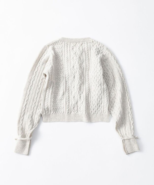 TRICOTE ケーブルニットトップス 80IVORY