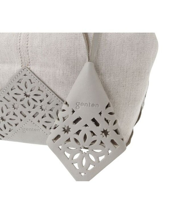 genten リノ トートバッグ小 グレー