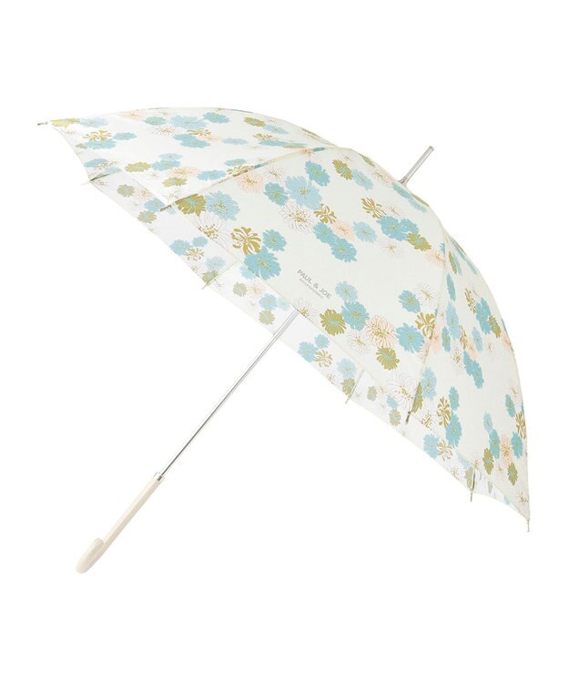 MOONBAT ポール＆ジョー アクセソワ 長傘 クリザンテーム ホワイト