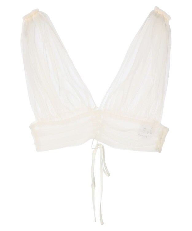 Green Parks ・ＥＬＥＮＣＡＲＥ　ＤＵＥ　バックレースアップビスチェ Ivory