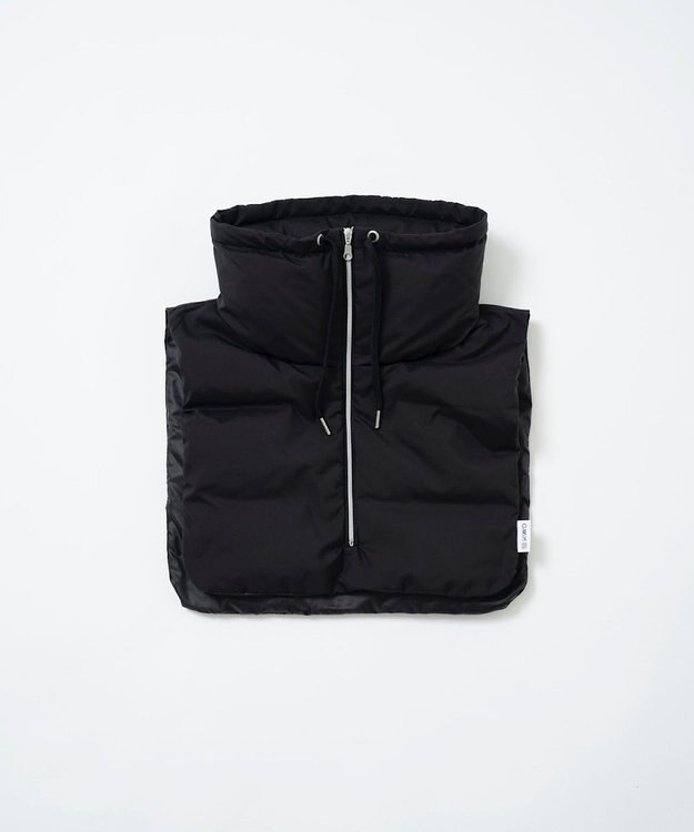 KWD 【日本製】STAND COLLAR DOWN PARTS グリーンダウン スタンドカラーダウンパーツ ブラック