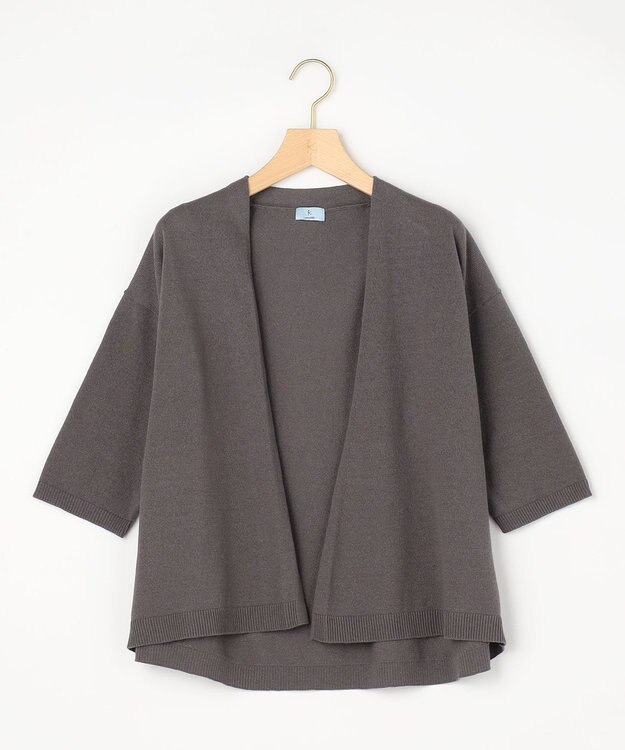 組曲 【先行予定・WEB限定】ルーズリーニット カーディガン グレー系