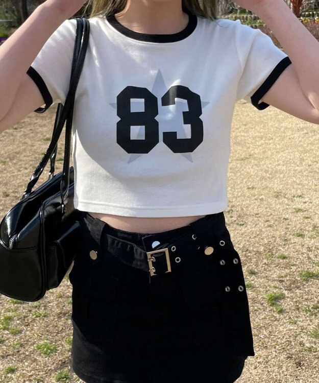 WEGO デザインプリントチビＴ 柄2