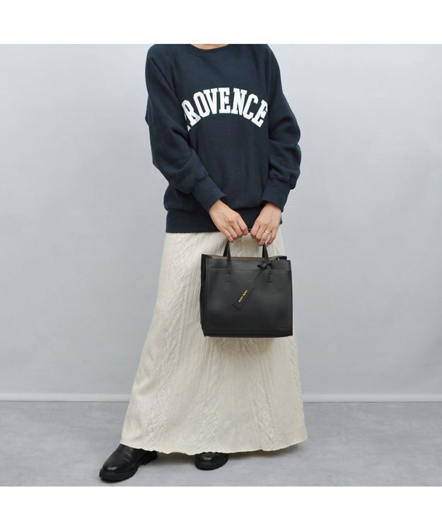 UNBILLION カシュカシュ cachecache / パーテーションミニ2wayトートバッグ ブラック