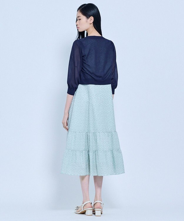 TOCCA 【星風まどかさん着用】SHEER CARDIGAN カーディガン ネイビー系