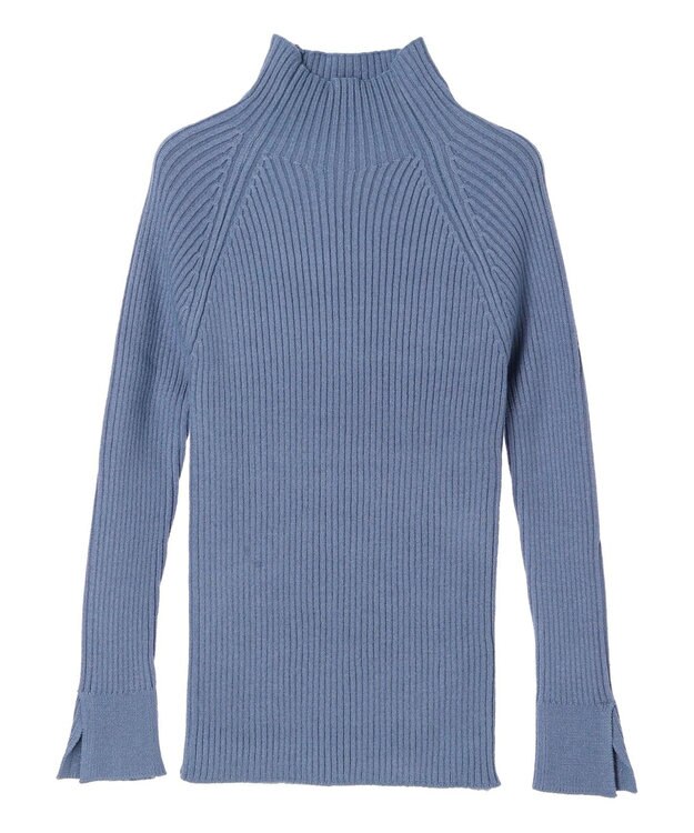 Green Parks ・Ｐｅｔｉｔ　Ｆｌｅｕｒ　ボトルネックリブニット Blue