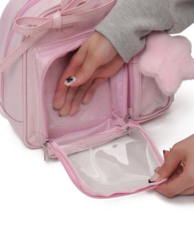 WEGO 【痛バ＆推し活】きらふわティンクルぬい痛ボストンバッグ ピンク