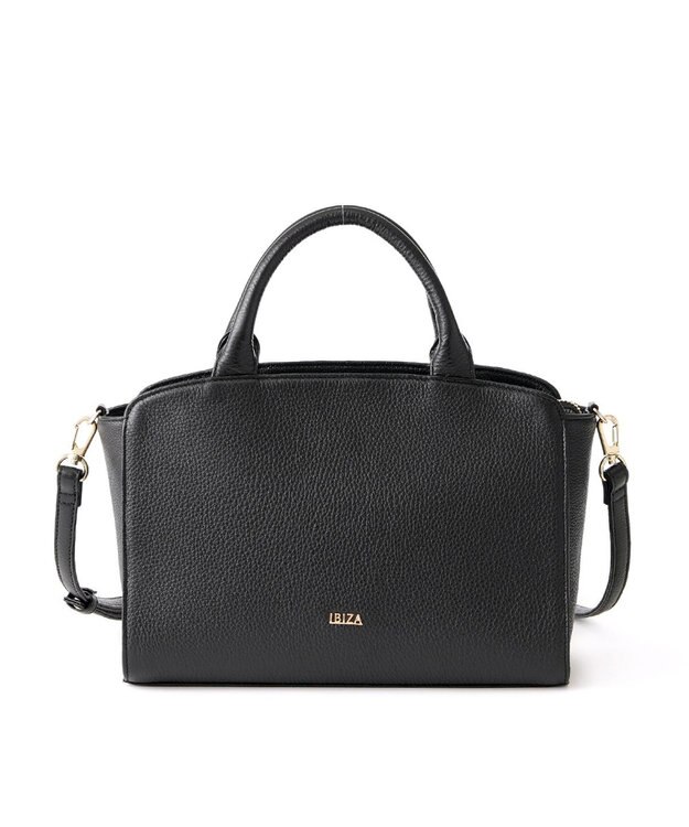 IBIZA アセアーダ　牛革　2WAYバッグ（M） 黒