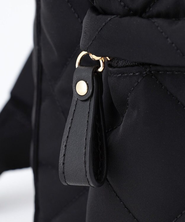 23区 キルティングナイロンバックパック ブラック系