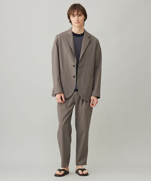 UNFILO MENS TENNEN TOUCH タックパンツ チャコール