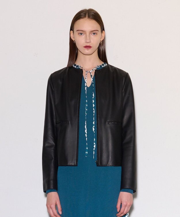 JOSEPH スムースレザー　ジャケット Black