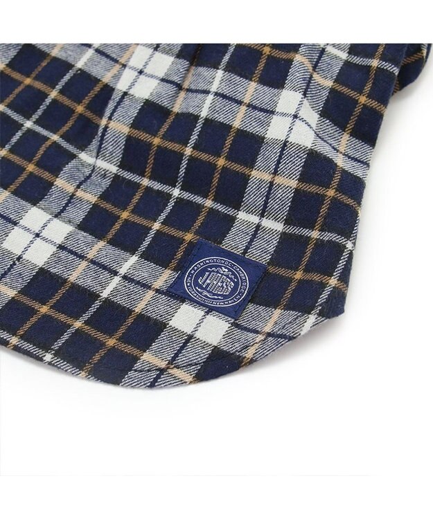 PET PARADISE J.PRESS  ビエラチェック シャツ 【小型犬】 紺（ネイビー・インディゴ）