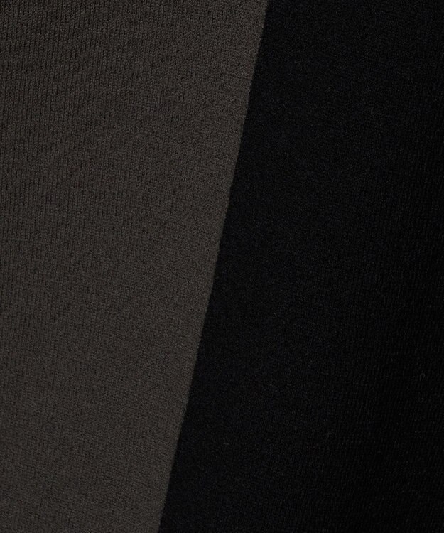 JOSEPH 【WEB&OUTLET限定・洗える】パッチカラーニット　モックネック Black