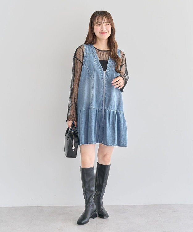 Green Parks シアークラッシュプルオーバー Black