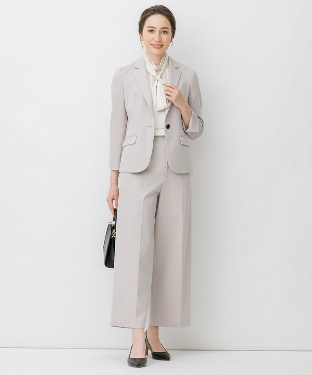 自由区 【Sサイズ有】360°FREE ウォッシャブル パンツ ベージュ系