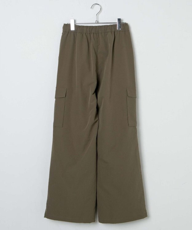 WEGO 【ウエストゴム】イージーパラシュートカーゴパンツ オリーブ