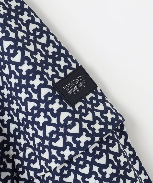 23区GOLF 【WOMEN】モノグラム ポケッタブルレインワンピース ネイビー系5