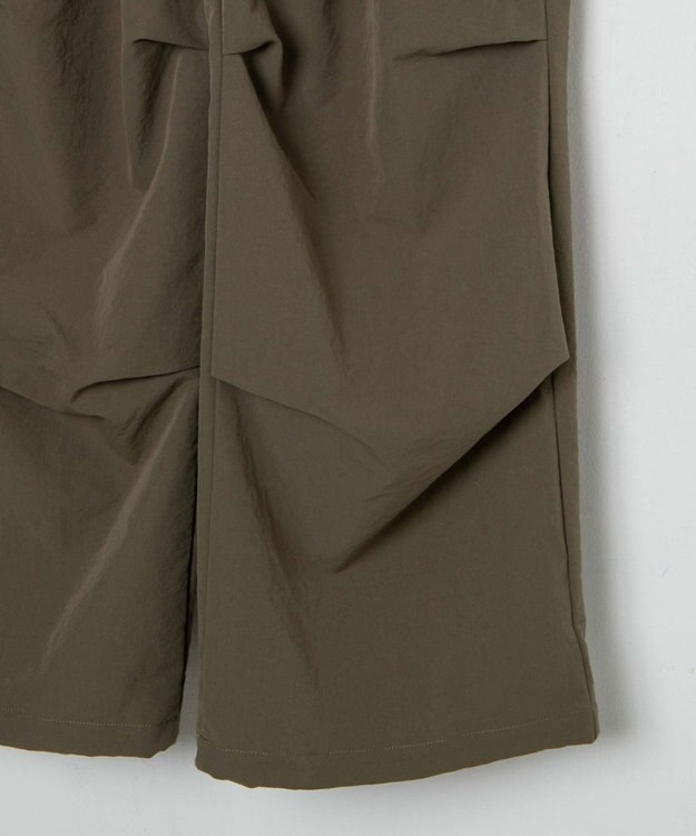 WEGO 【ウエストゴム】イージーパラシュートカーゴパンツ オリーブ